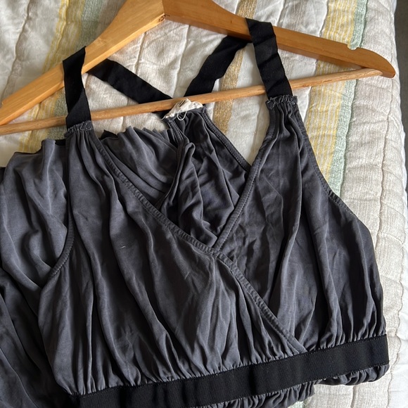 Silence + noise grey ultra flowy skort romper - Picture 5 of 5